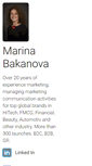 Mobile Screenshot of marinabakanova.com