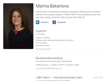 Tablet Screenshot of marinabakanova.com